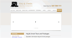 Desktop Screenshot of haj.co.uk